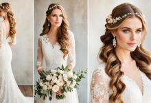 Brautfrisuren lange Haare