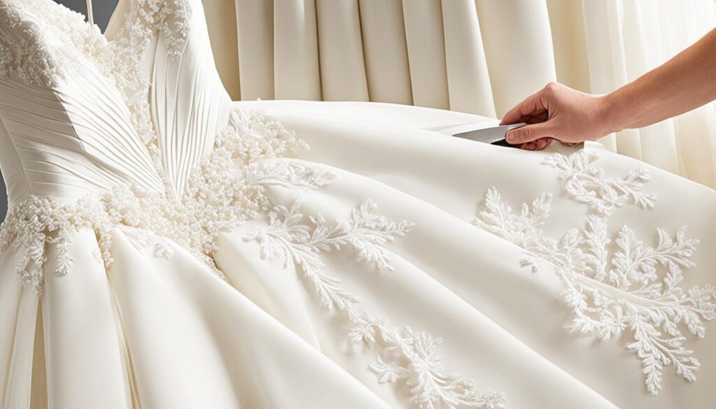 Brautkleid professionell reinigen lassen