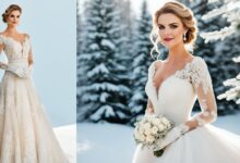 Brautkleider für Winterhochzeiten