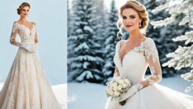 Brautkleider für Winterhochzeiten