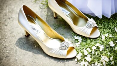 Brautschuhe für Outdoor-Hochzeiten