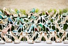 Brautschuhe für verschiedene Hochzeitslocations