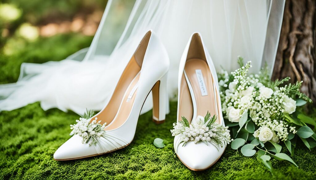 Elegante Brautschuhe mit Blockabsatz für Outdoor-Hochzeiten