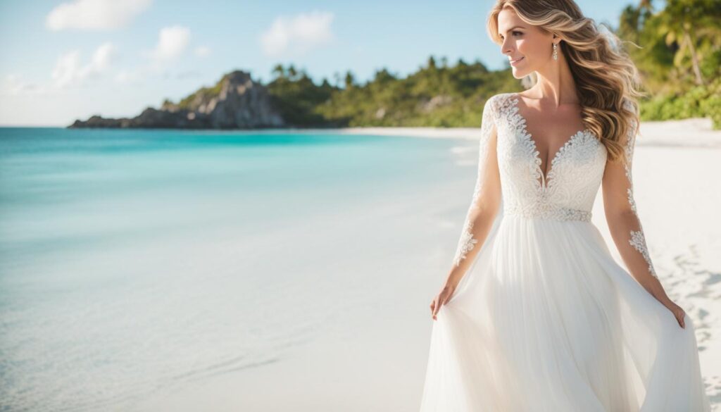 Schönste Brautkleider für Destination-Hochzeiten