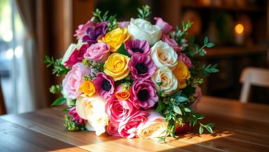 Blumen zur Hochzeit schenken